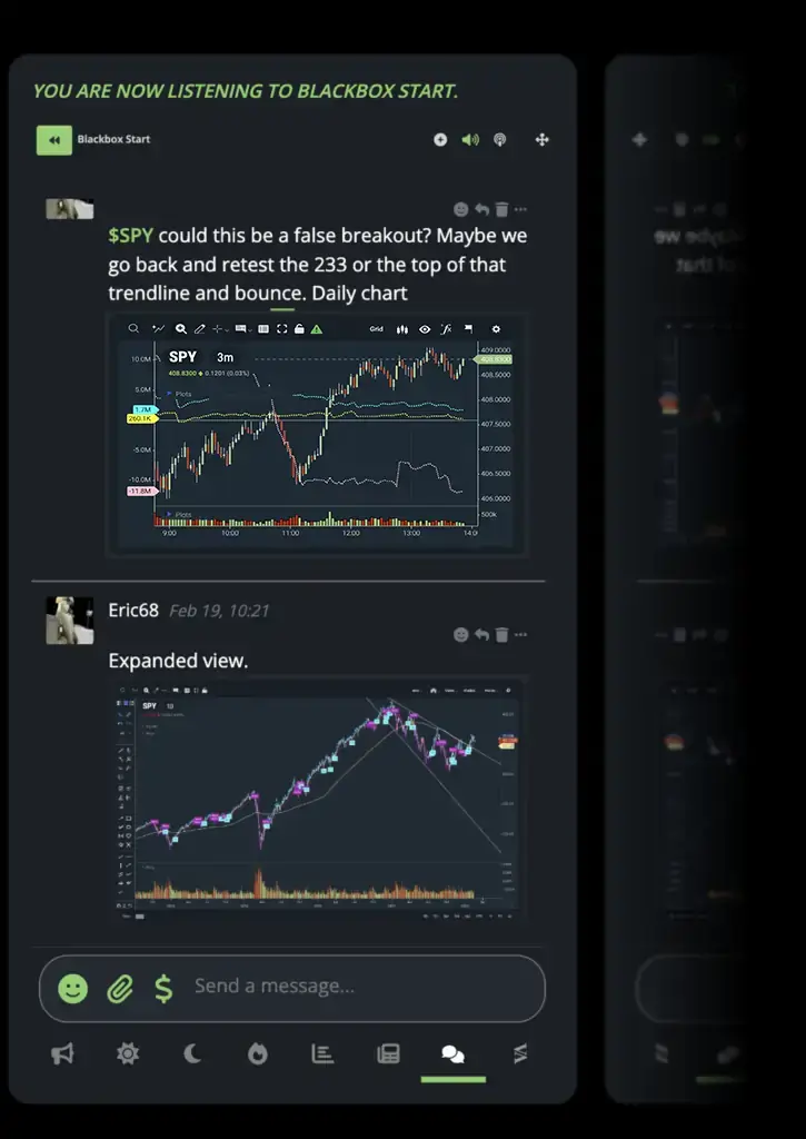 Members Chat on BlackBox Platform